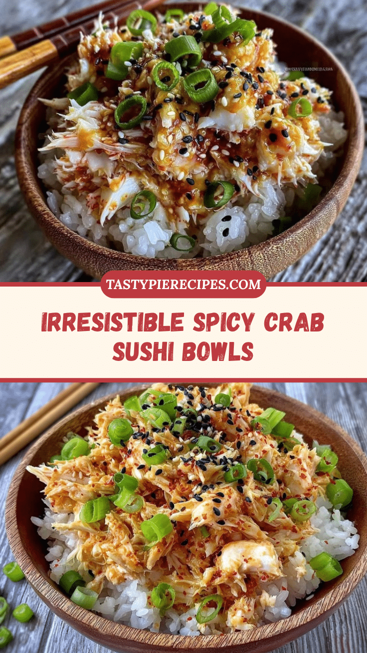 spicy crab sushi bowls recipe