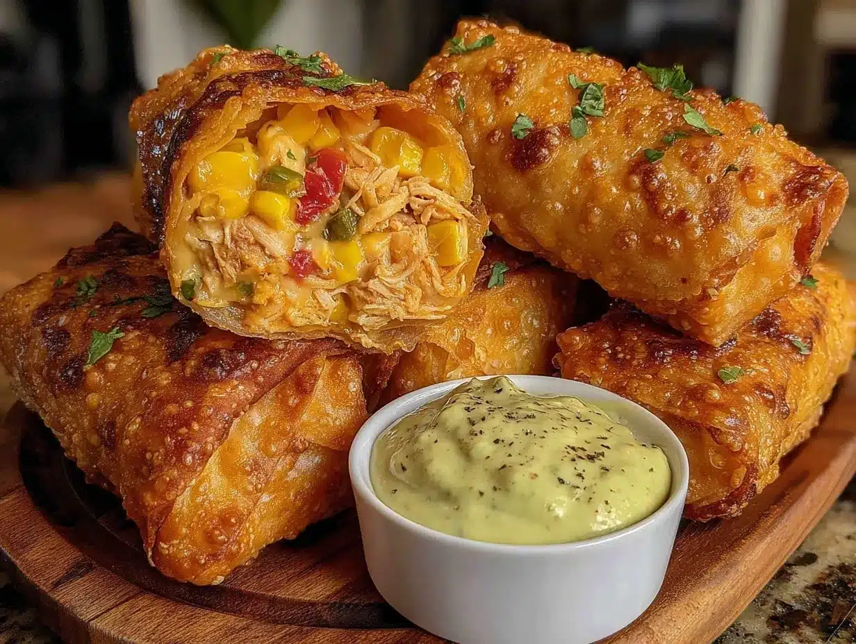 Tex Mex Egg Rolls preparation steps