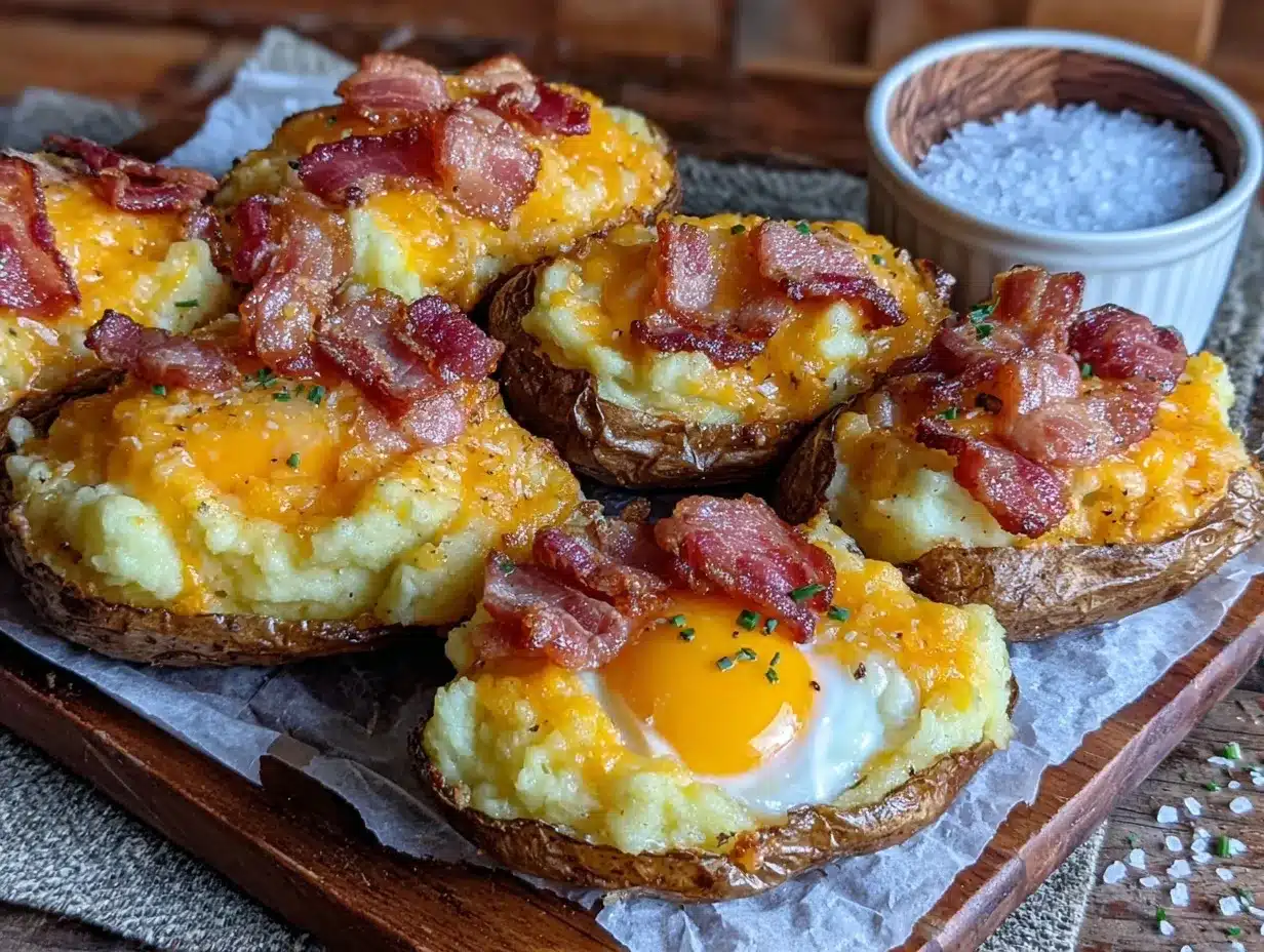 twice baked breakfast potatoes preparation steps