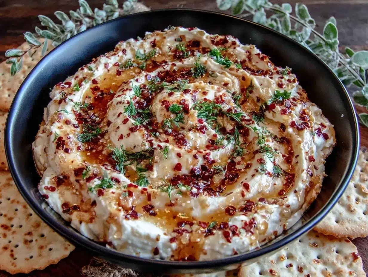 whipped feta preparation steps