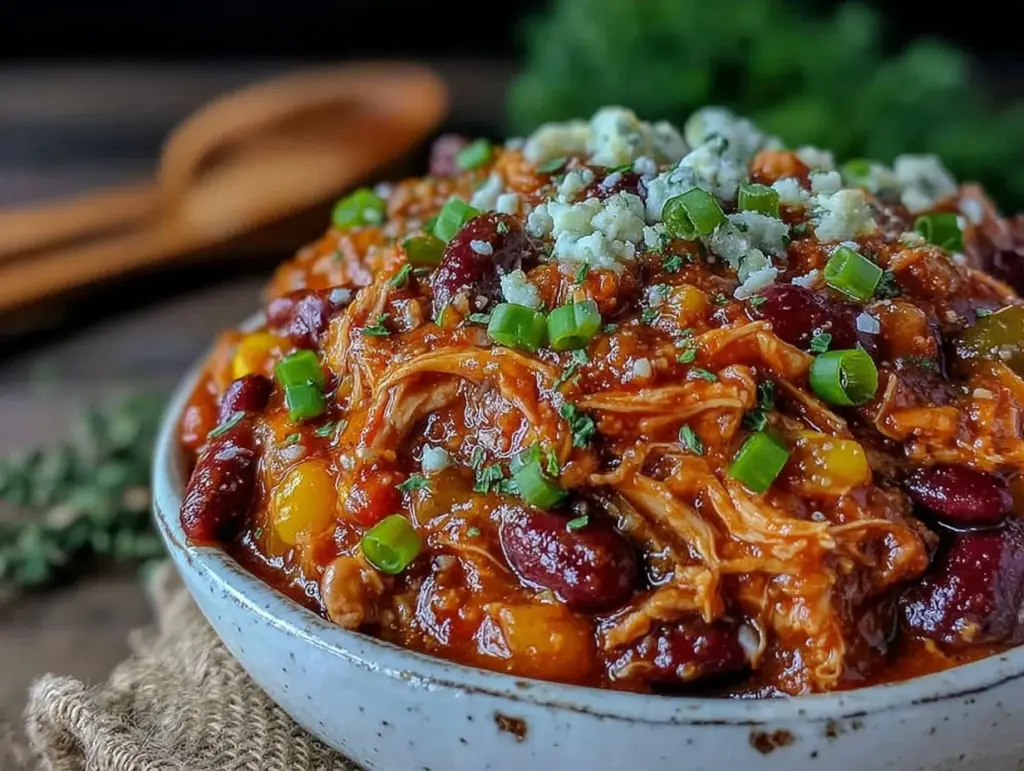 buffalo chicken chili - featured image