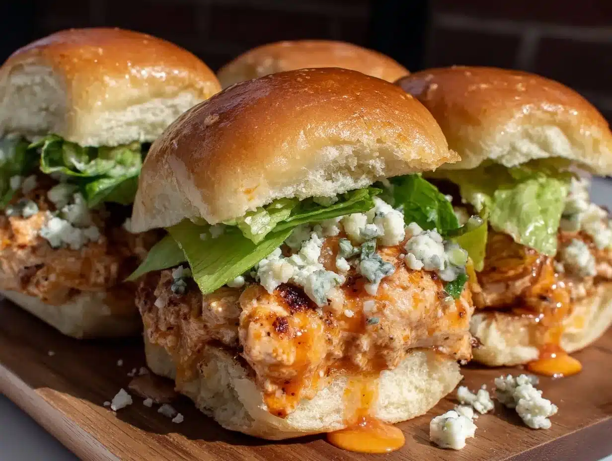 buffalo chicken sliders preparation steps