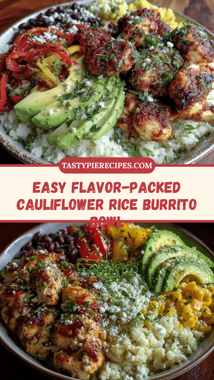 cauliflower rice burrito bowl recipe