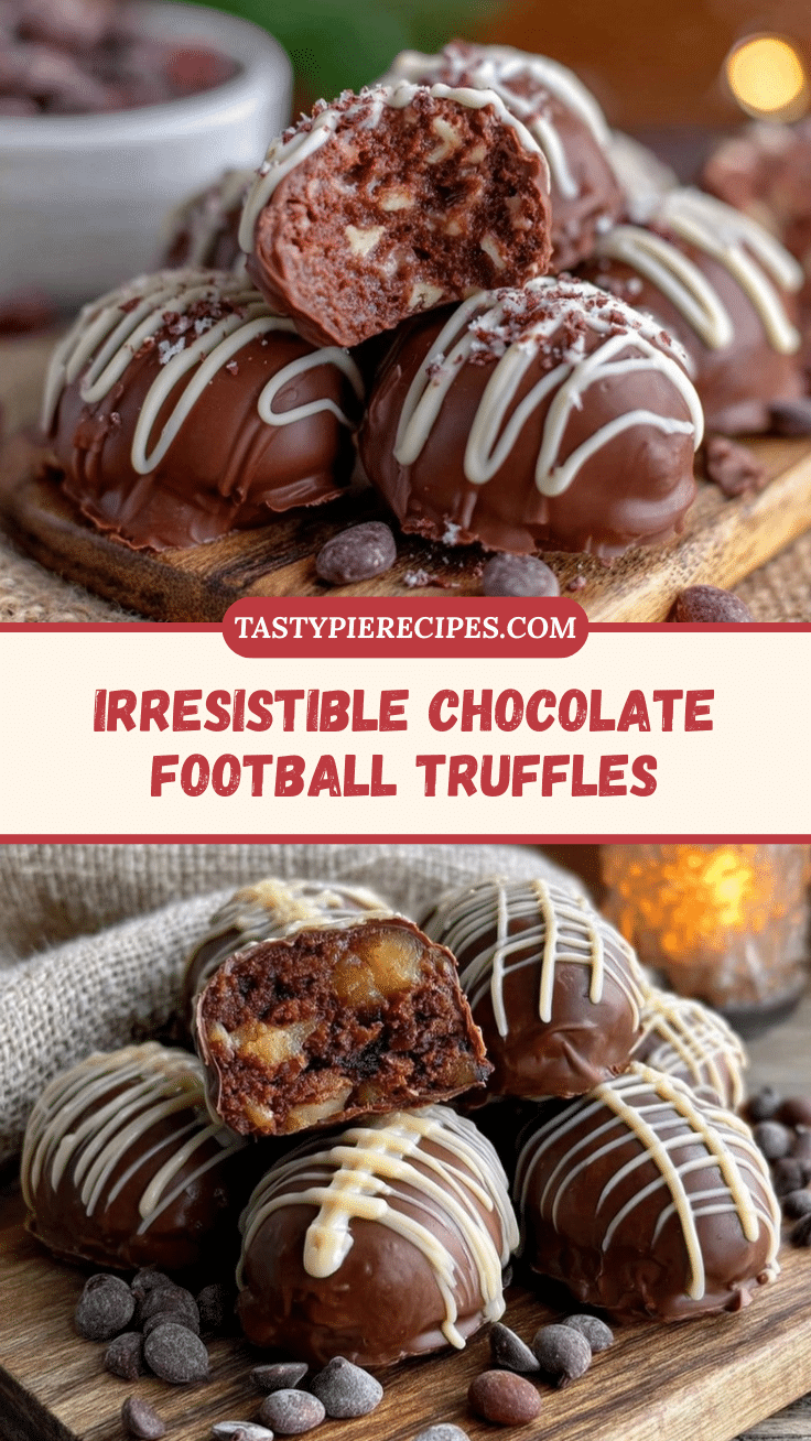 chocolate football truffles recipe