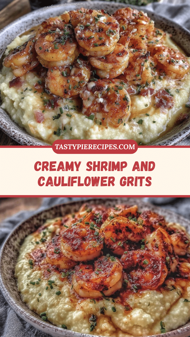 creamy shrimp and cauliflower grits recipe