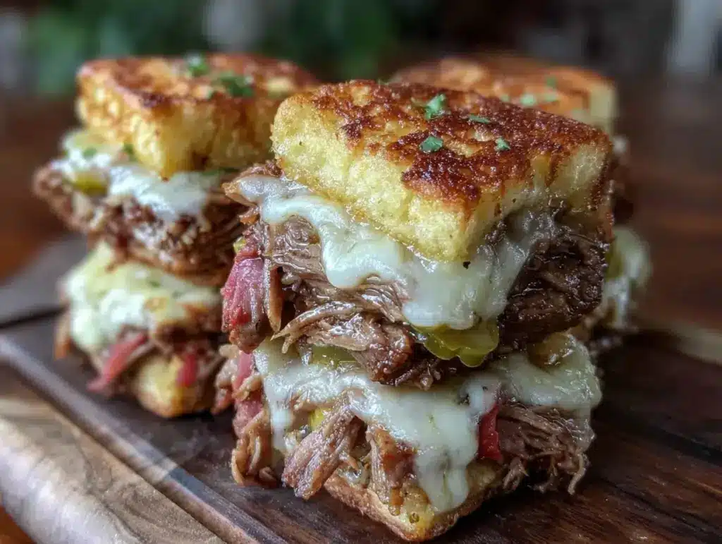 crispy Cuban sandwich sliders - featured image