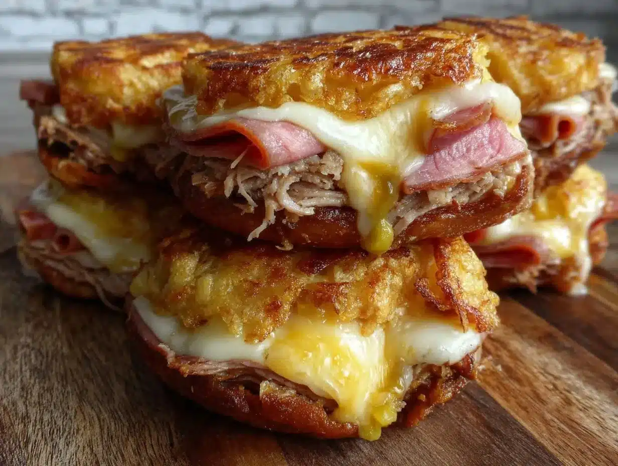 crispy Cuban sandwich sliders preparation steps