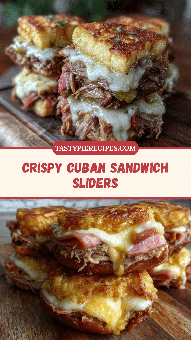 crispy Cuban sandwich sliders recipe