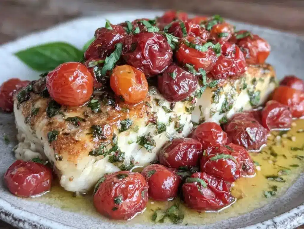easy baked cod - featured image