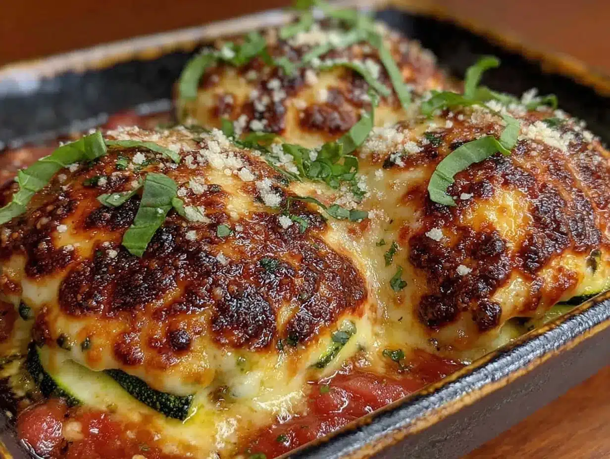 easy cheesy zucchini lasagna preparation steps