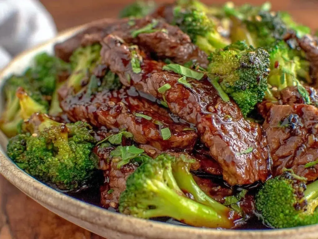 easy keto beef and broccoli stir fry - featured image