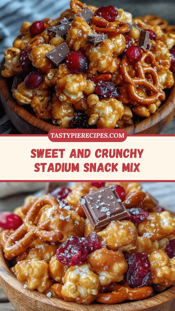 Flavorful Sweet Stadium Snack Mix recipe