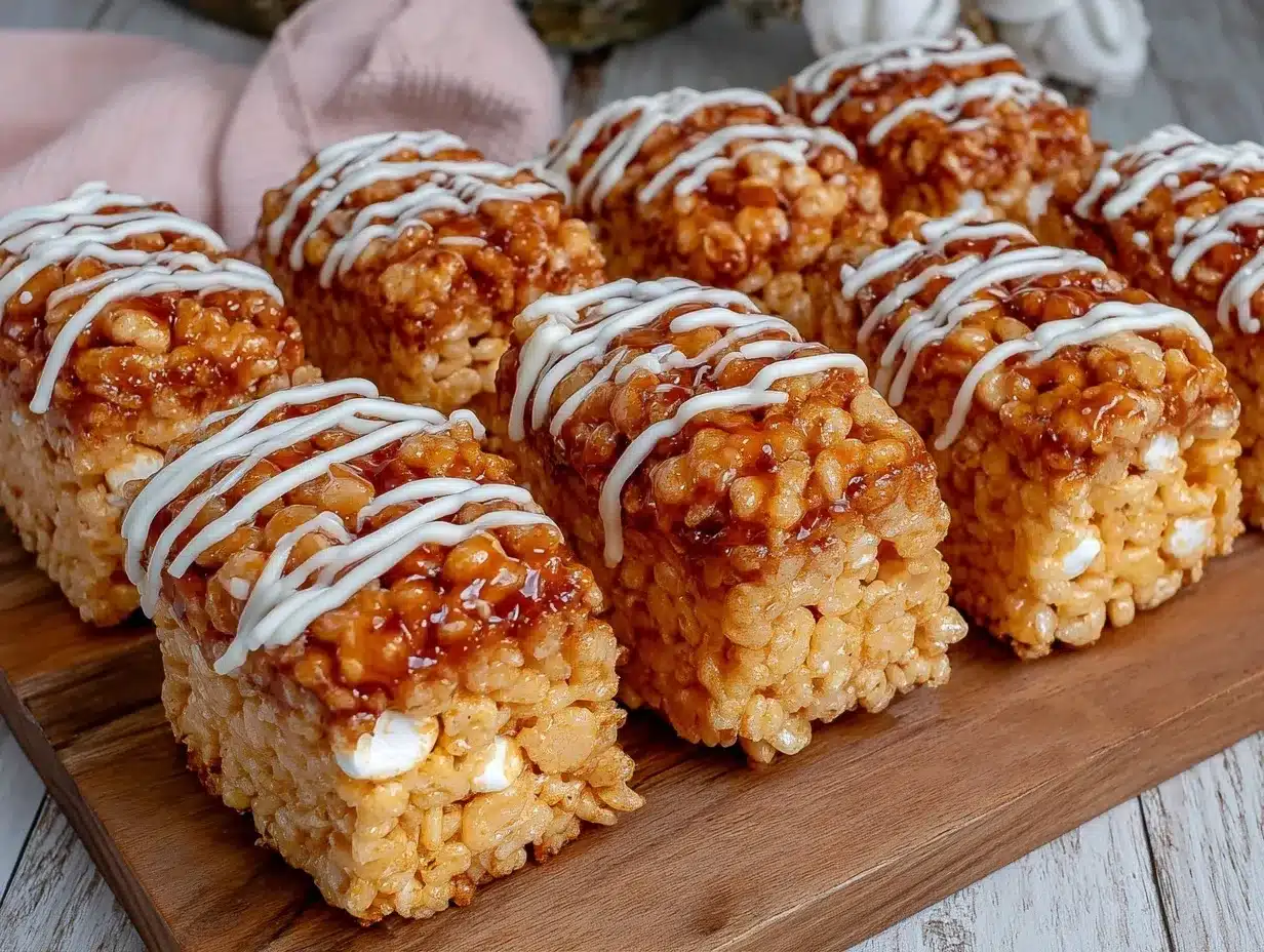 Football Rice Krispie Treats preparation steps
