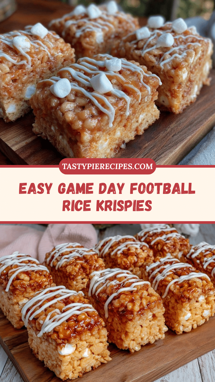 Football Rice Krispie Treats recipe