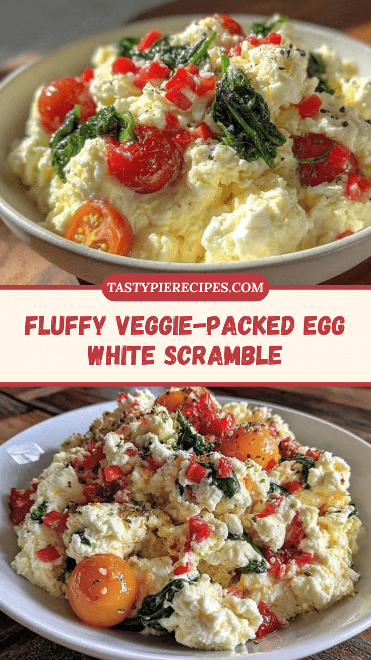 fresh egg white scramble with veggies recipe