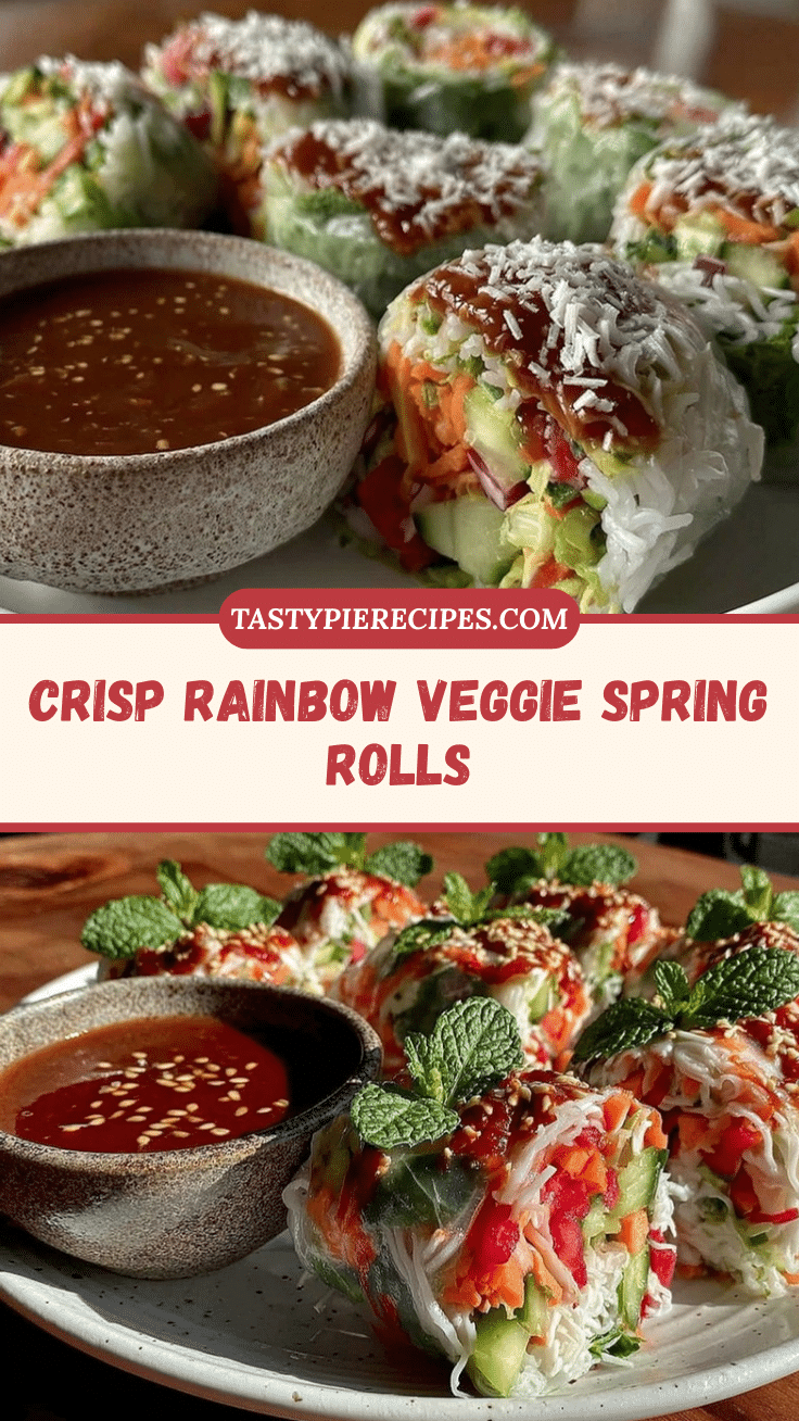 fresh rainbow veggie spring rolls recipe
