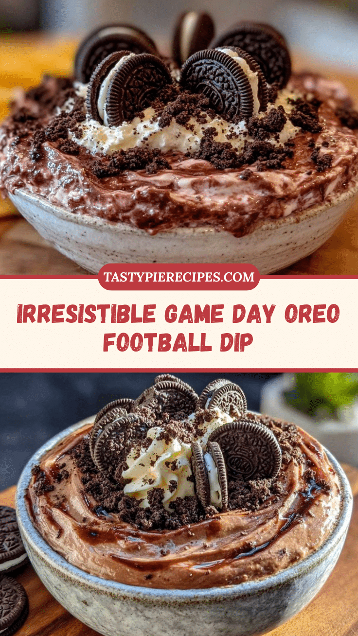 Game Day Oreo Football Dip recipe