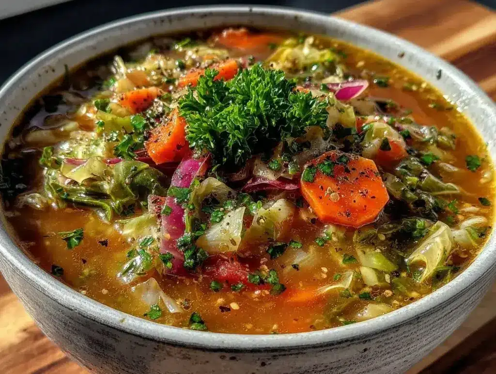 Healthy Detox Cabbage Soup - featured image