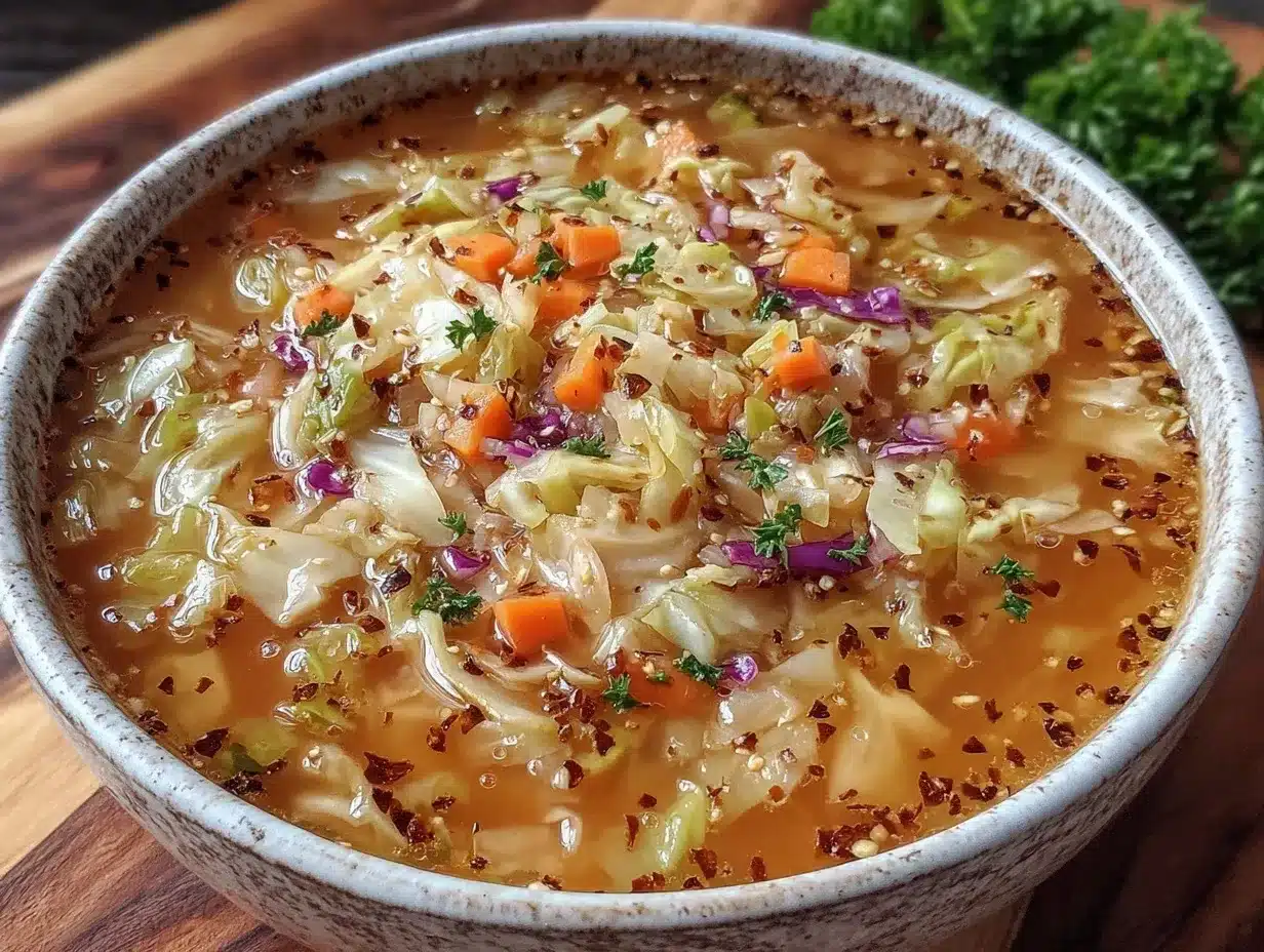 Healthy Detox Cabbage Soup preparation steps