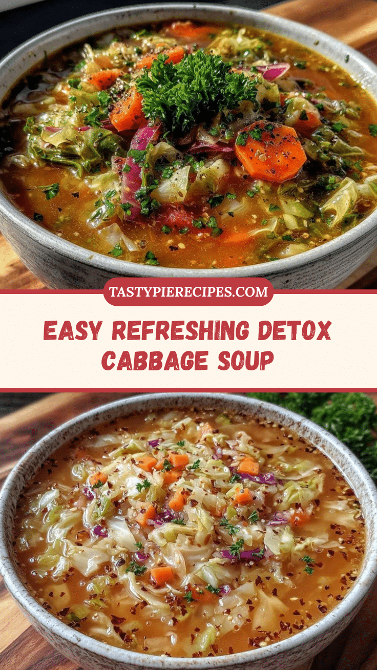 Healthy Detox Cabbage Soup recipe