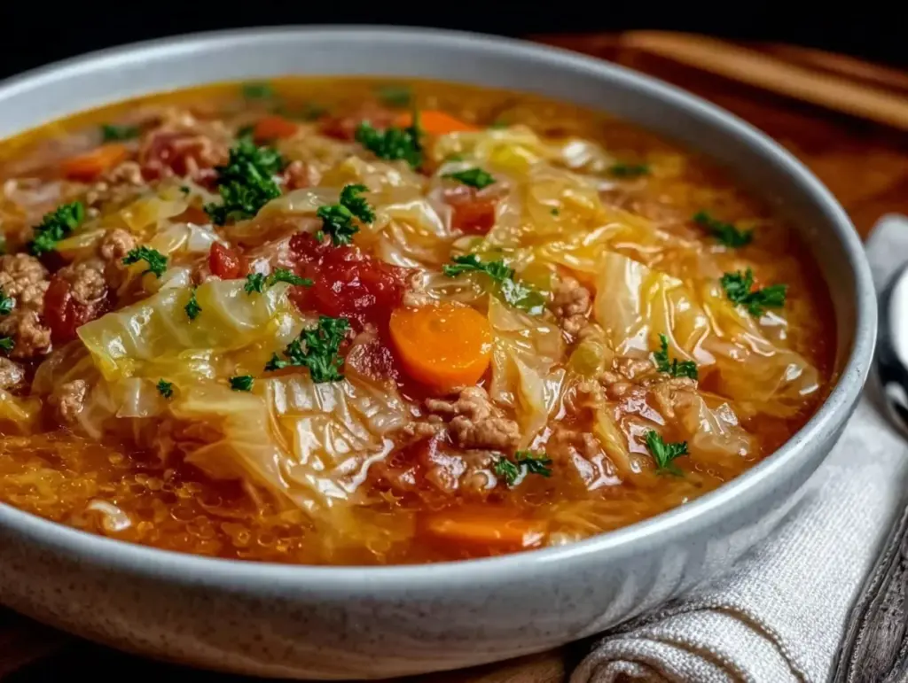 Healthy Weight Loss Cabbage Soup - featured image