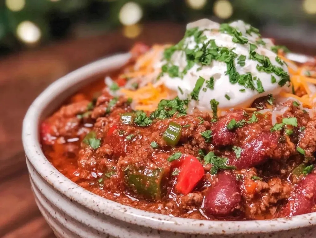 instant pot game day chili - featured image