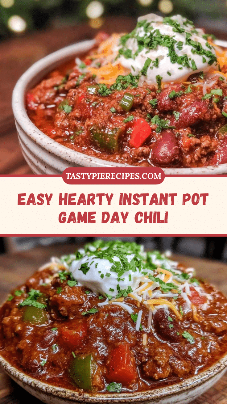 instant pot game day chili recipe