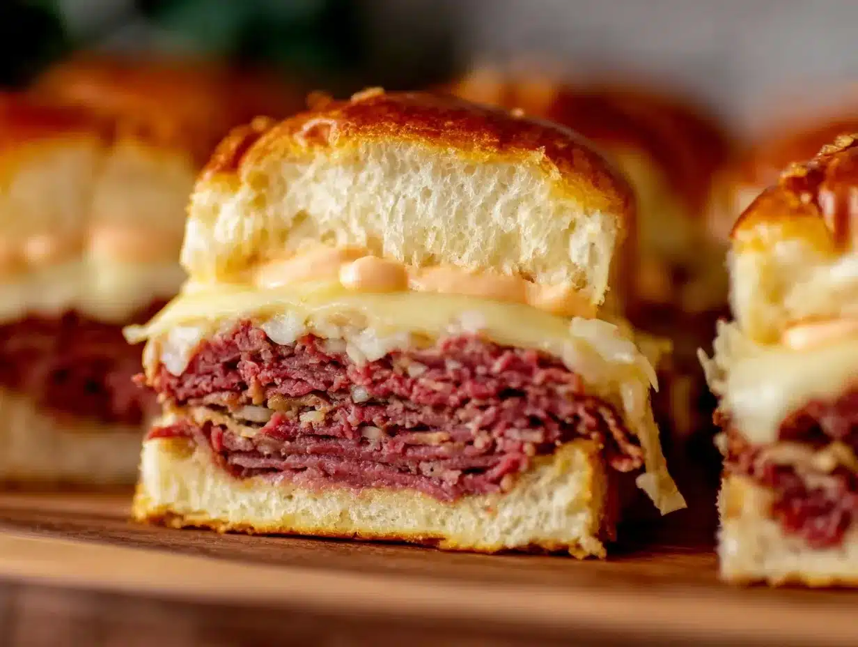 juicy Reuben sliders preparation steps