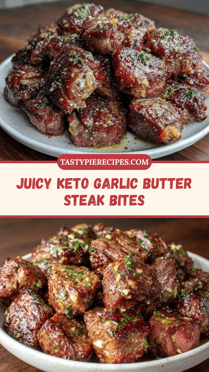 keto garlic butter steak bites recipe