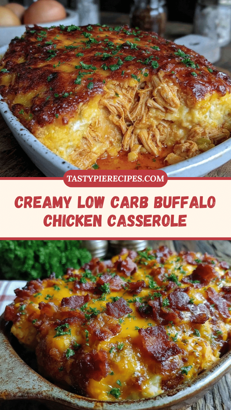 low carb buffalo chicken casserole recipe