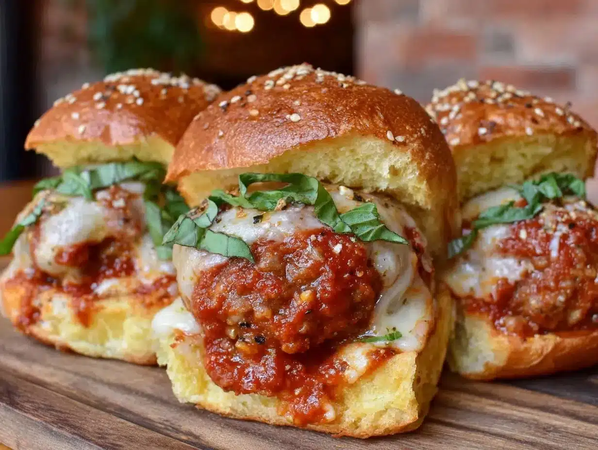 meatball sub sliders preparation steps