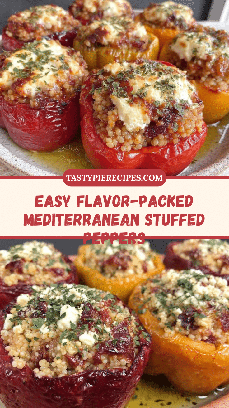 Mediterranean stuffed peppers recipe