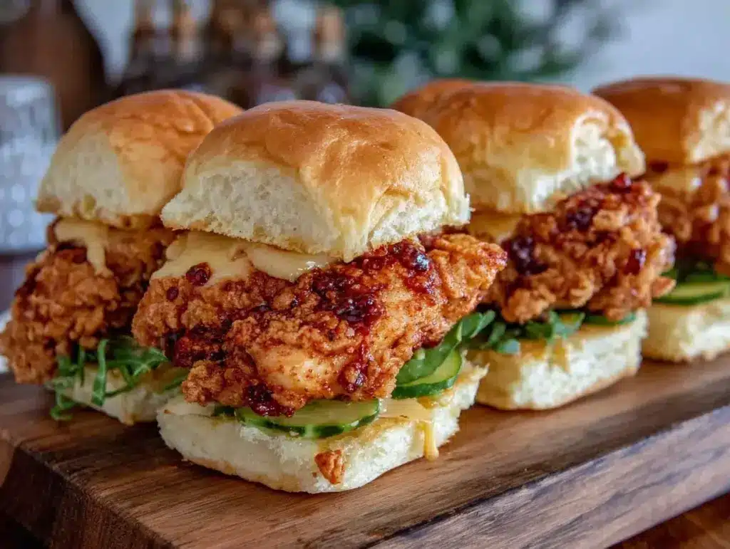 Nashville Hot Chicken Sliders - featured image