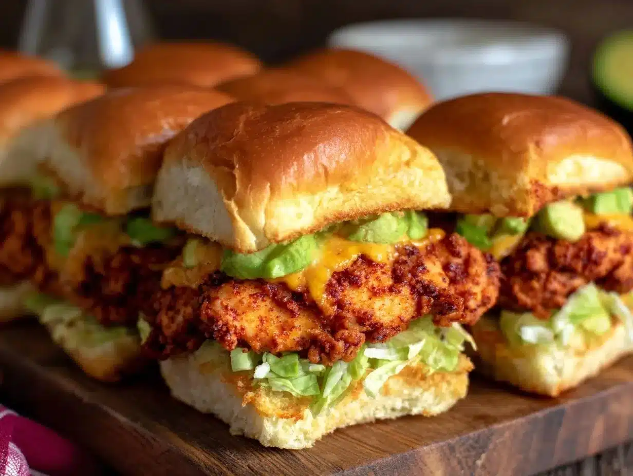 Nashville Hot Chicken Sliders preparation steps