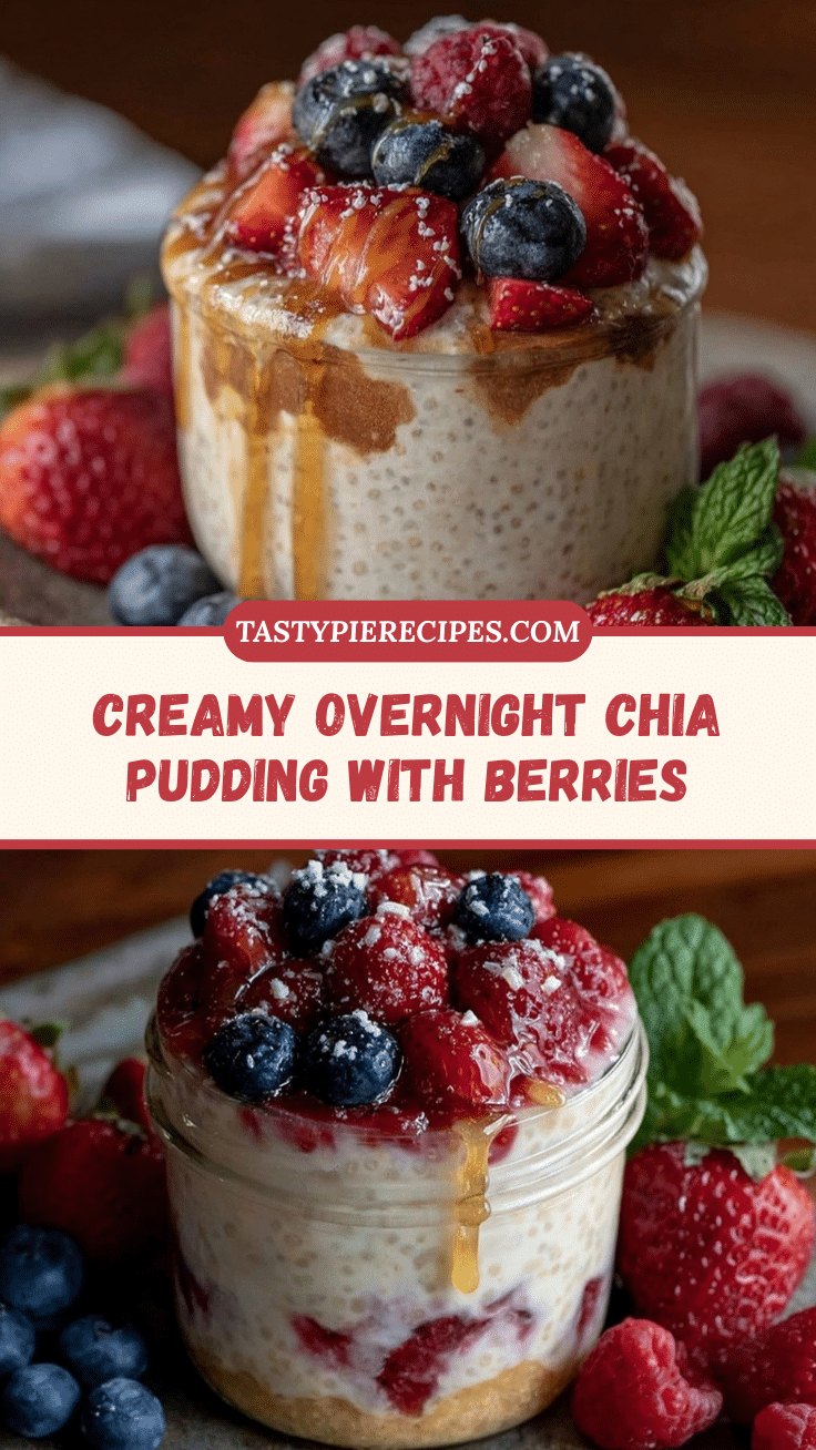 overnight chia pudding with berries recipe