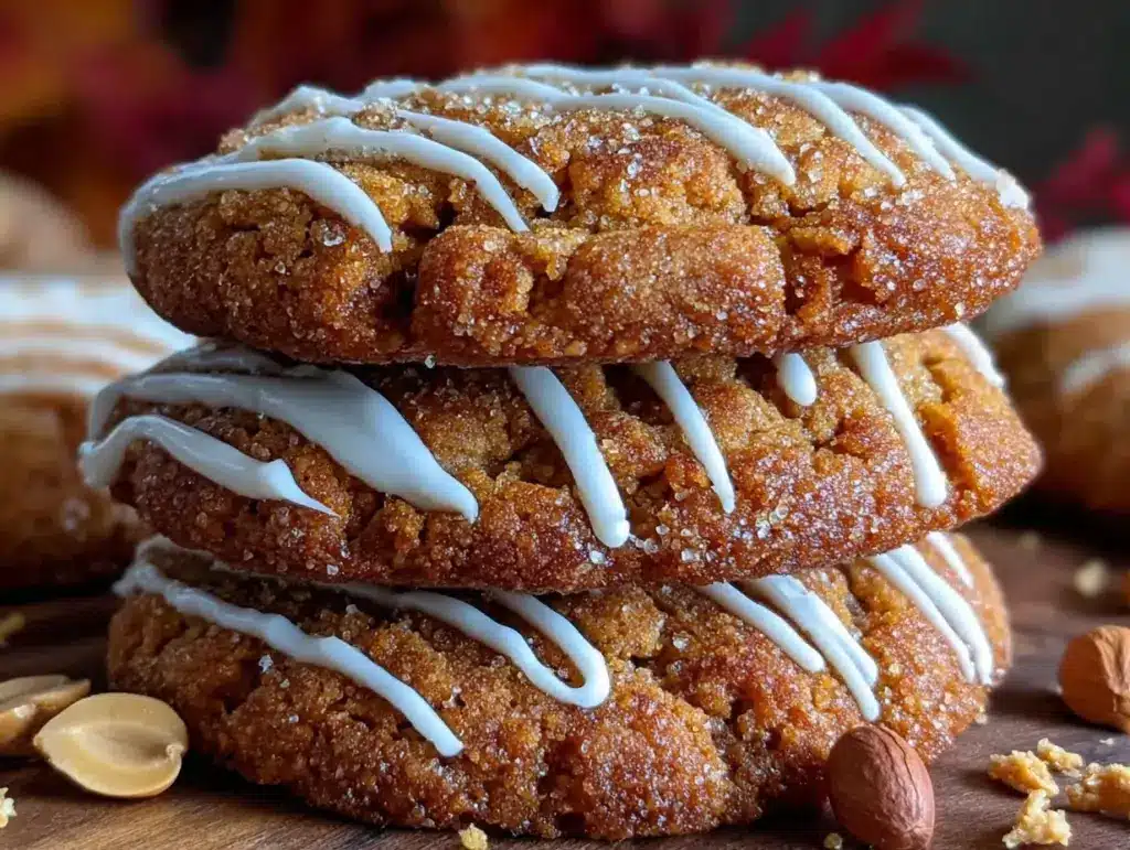 peanut butter football cookies - featured image