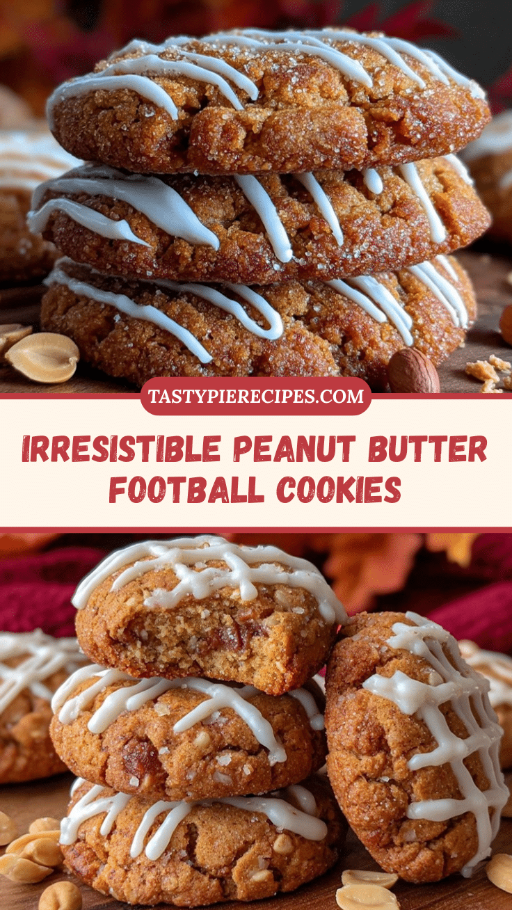 peanut butter football cookies recipe
