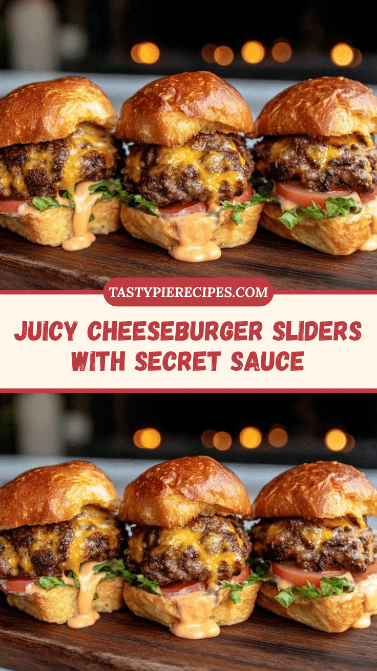 savory cheeseburger sliders recipe