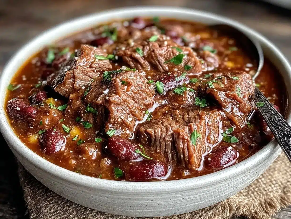 steak and ale chili preparation steps