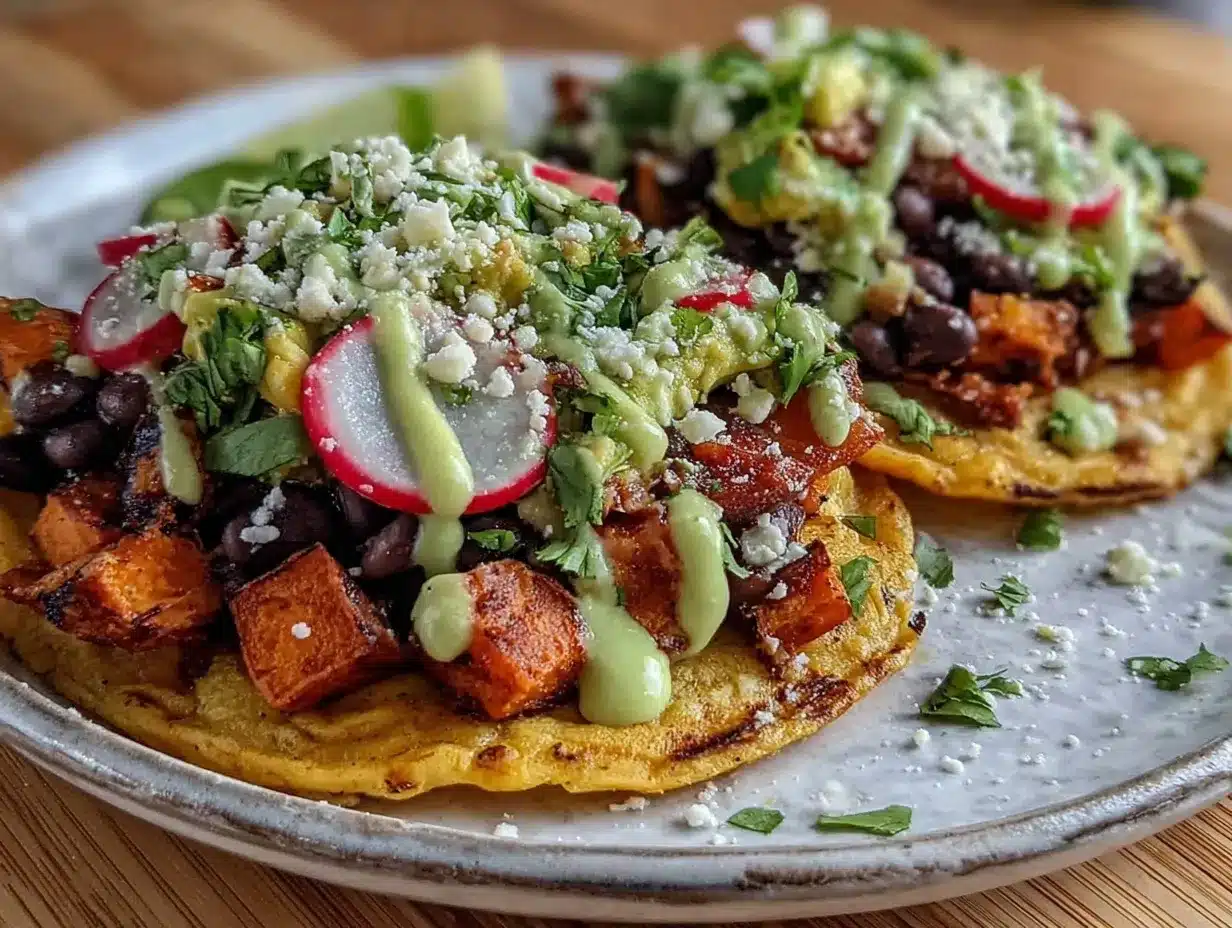 sweet potato and black bean tacos preparation steps
