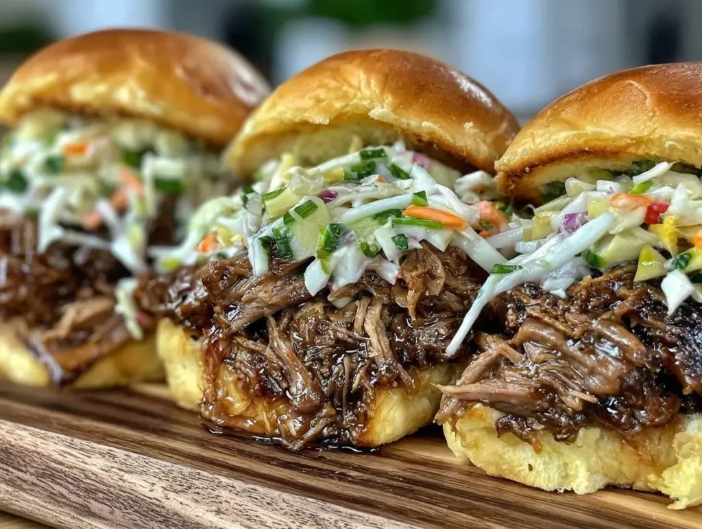 tender pulled pork sliders - featured image