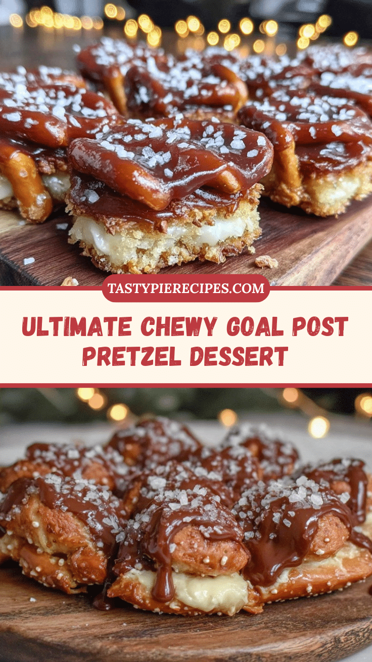 ultimate chewy goal post pretzel dessert recipe