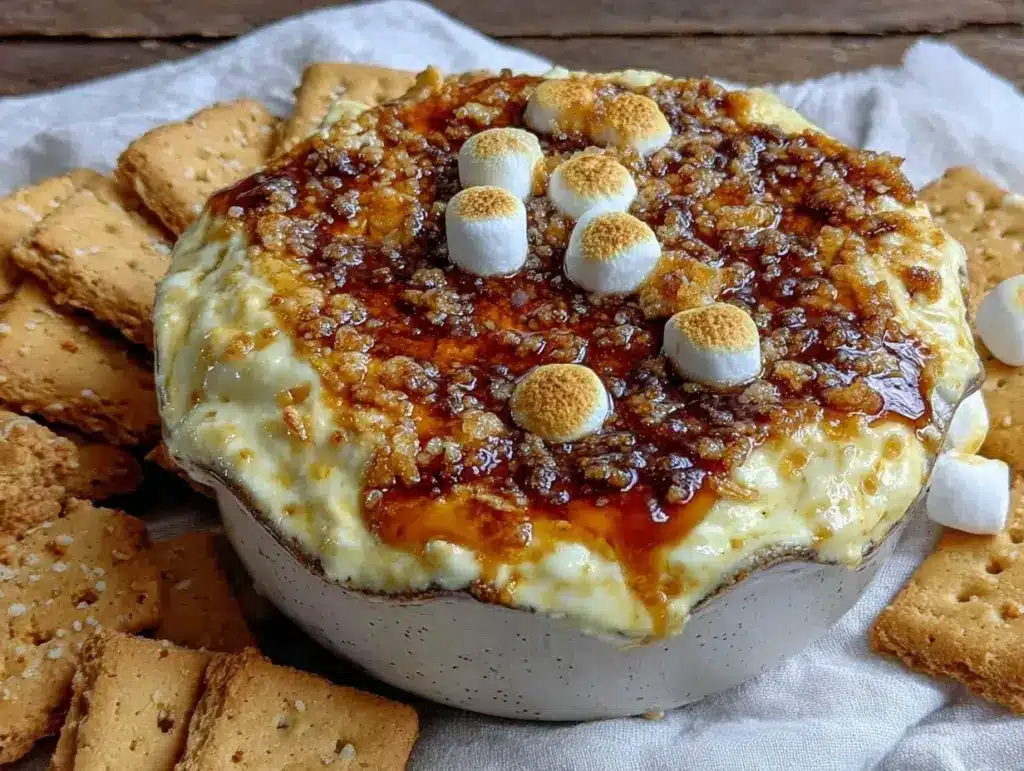 ultimate gooey tailgate s’mores dip - featured image