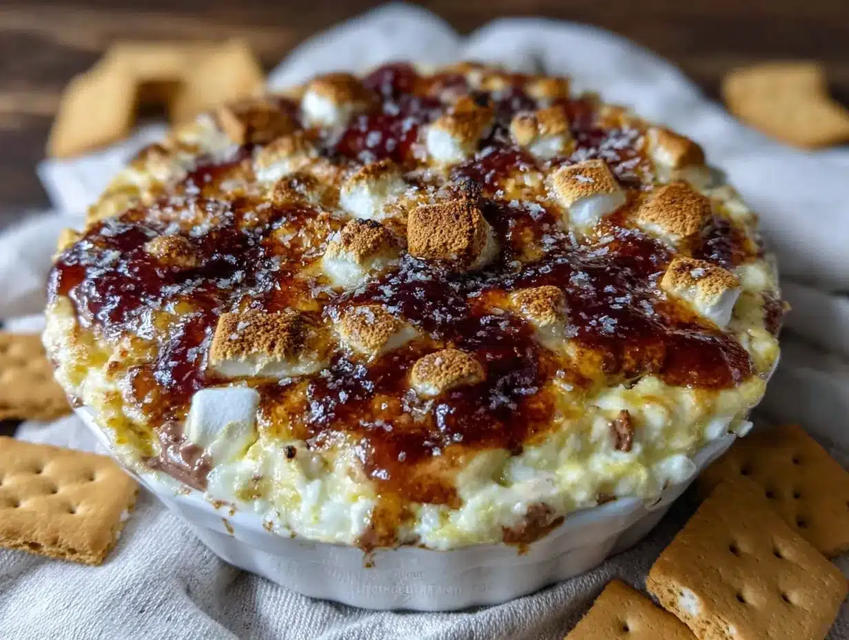 ultimate gooey tailgate s’mores dip preparation steps