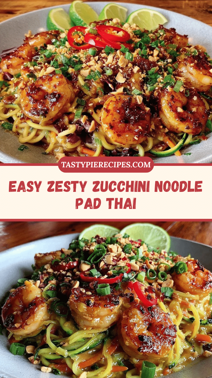 zucchini noodle pad thai recipe