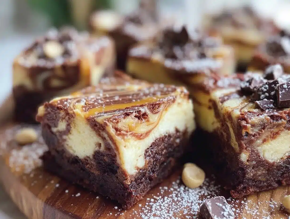 Baileys Irish Cream Cheesecake Brownies preparation steps