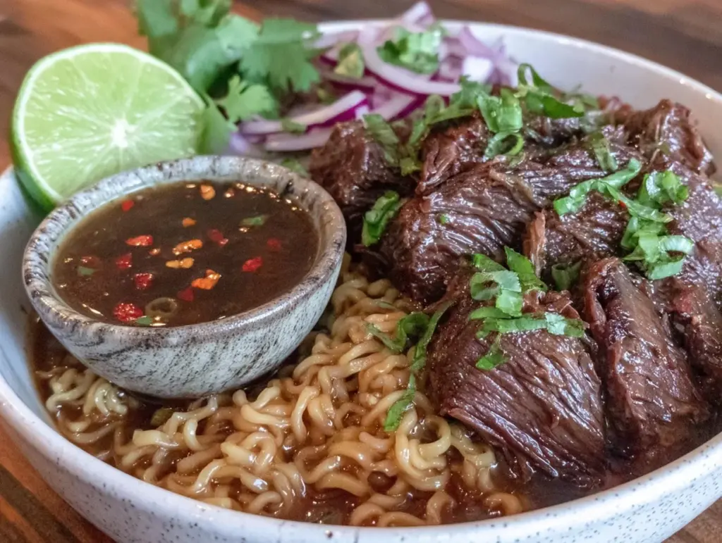 birria ramen - featured image