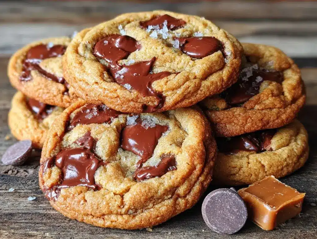 brown butter chocolate chip cookies - featured image