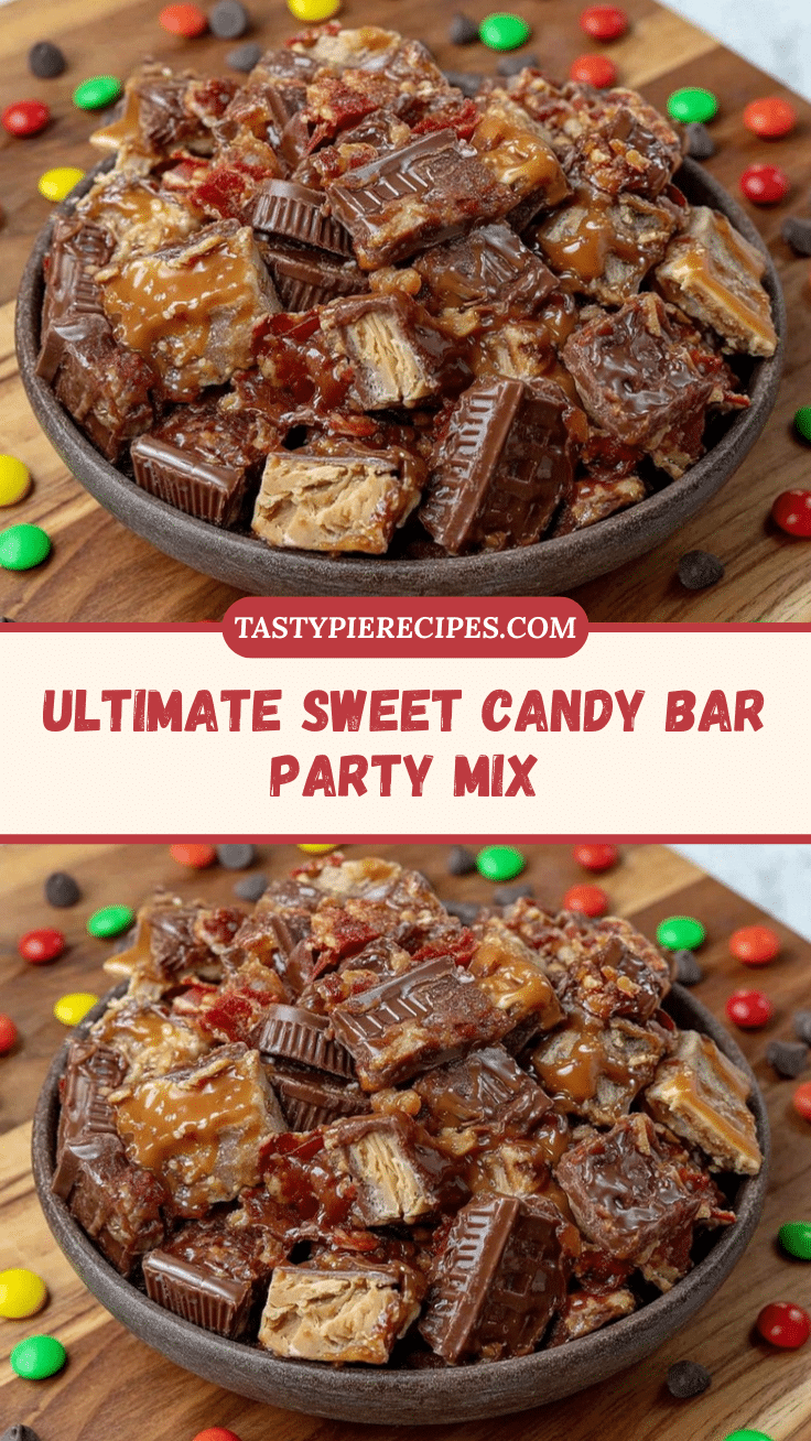 candy bar party mix recipe