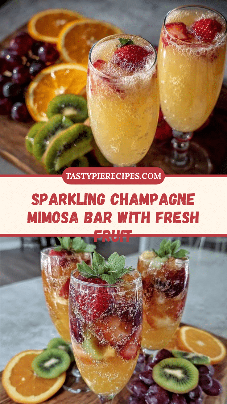 champagne mimosa bar setup recipe